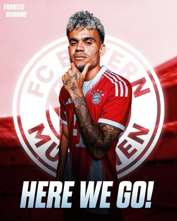 Here we go！罗马诺：拜仁签下利物浦翼锋迪亚斯，转会费7500万欧